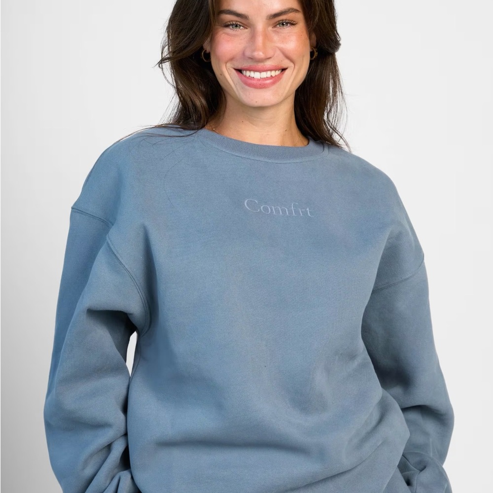 Unisex Blue Comfrt Sweatshirt